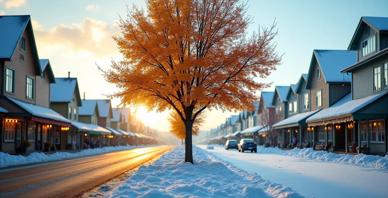 Graphique visuel montrant les variations saisonnières de l'emploi dans une ville touristique québécoise
