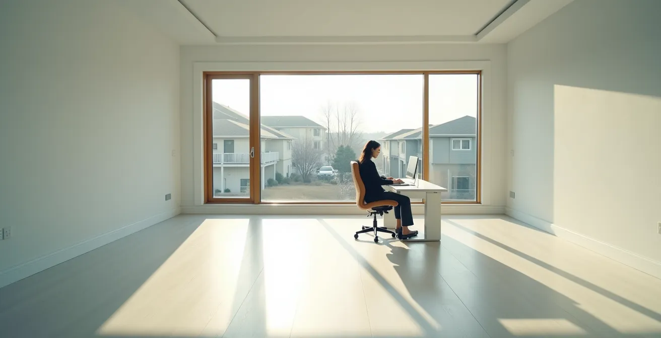 Illustration du contraste entre le statut de salarié bien encadré et l'isolement du travailleur autonome déguisé