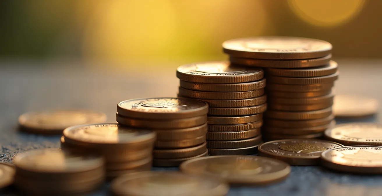 Progression visuelle de la construction d'un historique de crédit avec éléments canadiens