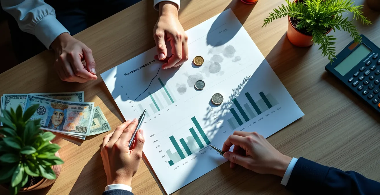 Discussion professionnelle entre employé et manager dans un bureau moderne canadien