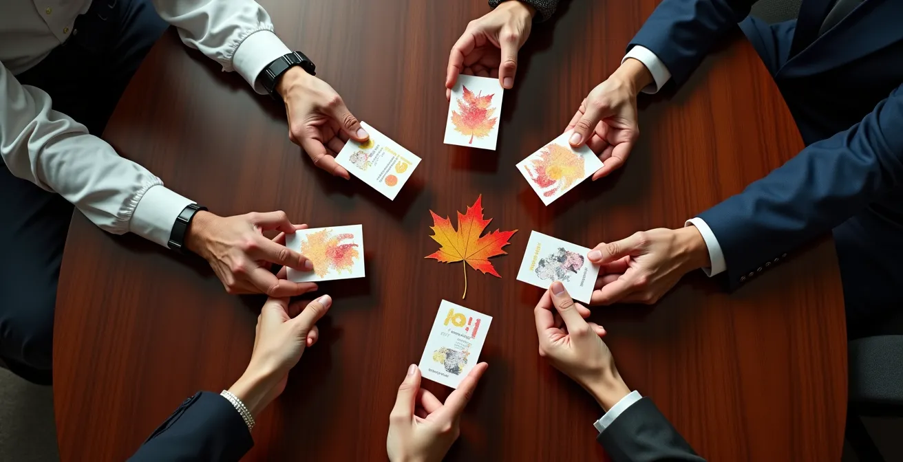 Représentation symbolique du réseau professionnel et de la cooptation