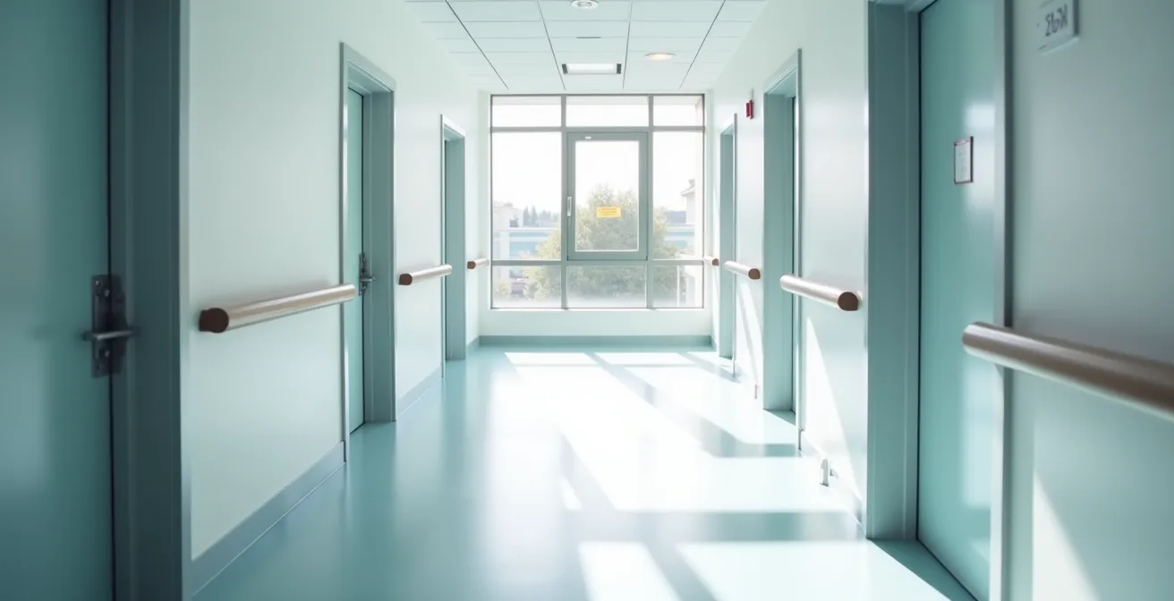 Métaphore visuelle du partage des compétences en santé avec symboles provinciaux et fédéraux interconnectés